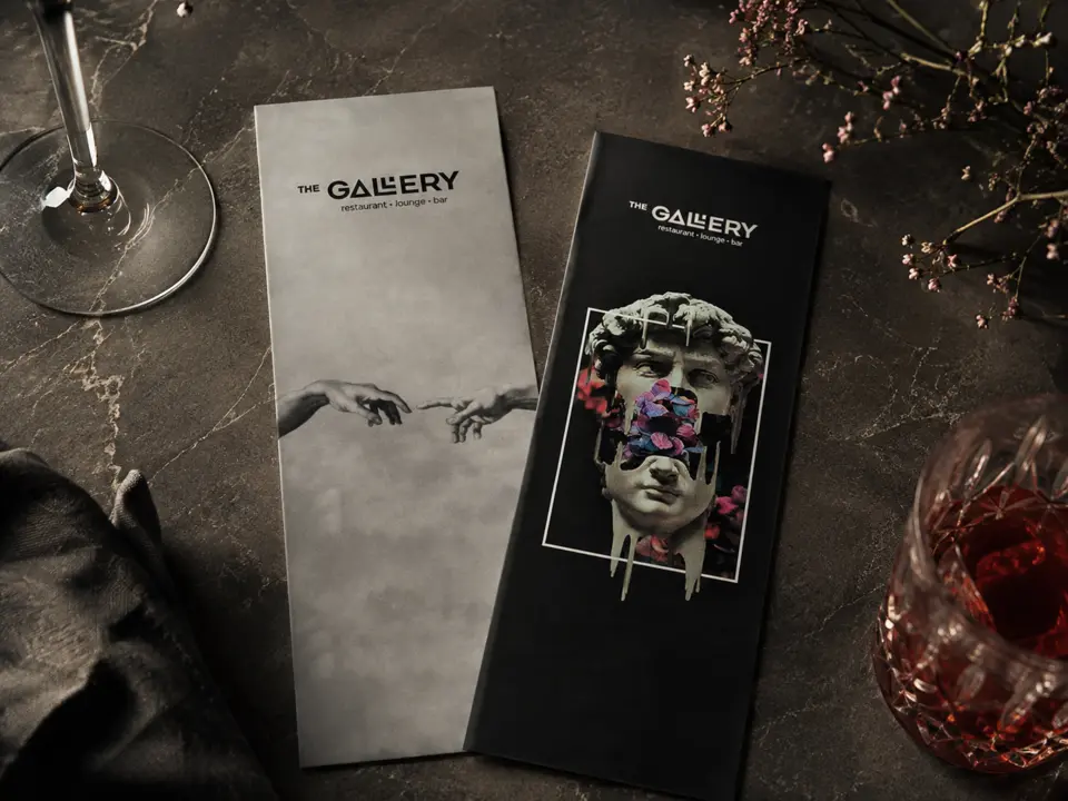 Винные карты The Gallery в твёрдом переплёте с ламинацией софт-тач