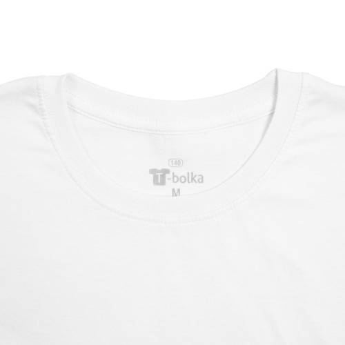 Футболка унисекс T-bolka 140, белая фото 4 Футболка унисекс T-bolka 140, белая фото 4
