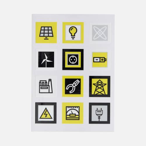 Стикерпак UV-DTF Industry, энергетика Стикерпак UV-DTF Industry, энергетика