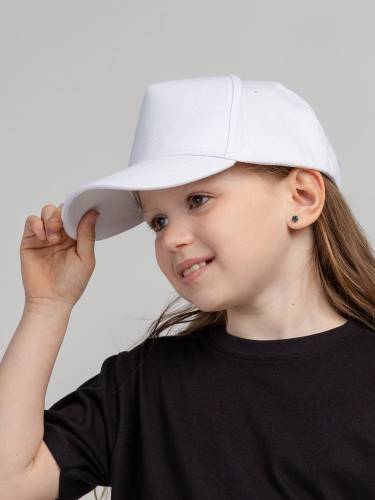 Бейсболка детская Standard Kids, белая фото 5 Бейсболка детская Standard Kids, белая фото 5