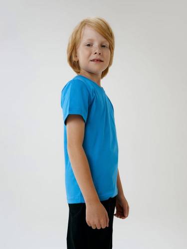 Футболка детская T-Bolka Kids, бирюзовая фото 7 Футболка детская T-Bolka Kids, бирюзовая фото 7
