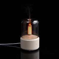 Увлажнитель-ароматизатор с подсветкой mistFlicker, молочно-белый