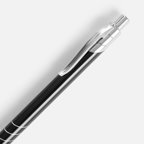 Ручка шариковая Undertone Metallic, черная фото 4 Ручка шариковая Undertone Metallic, черная фото 4