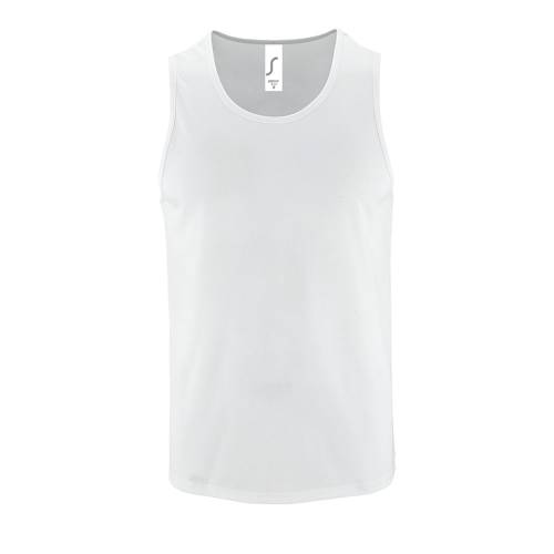 Майка мужская Sporty TT Men, белая Майка мужская Sporty TT Men, белая