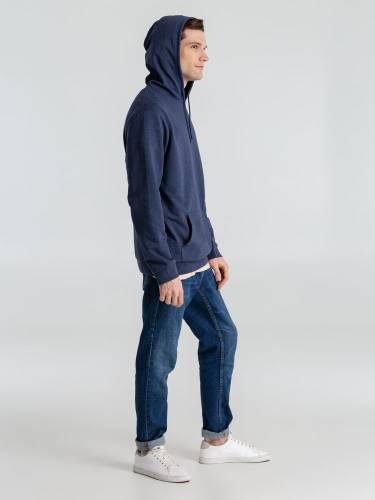 Толстовка с капюшоном унисекс Hoodie, синий меланж фото 15 Толстовка с капюшоном унисекс Hoodie, синий меланж фото 15