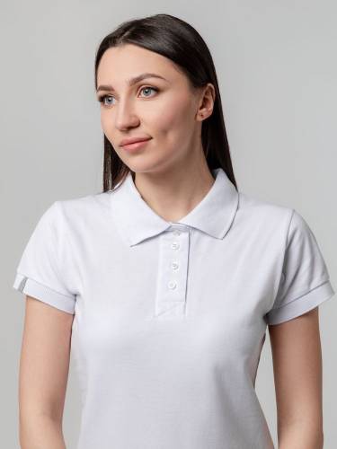 Рубашка поло женская Virma Premium Lady, белая фото 9 Рубашка поло женская Virma Premium Lady, белая фото 9