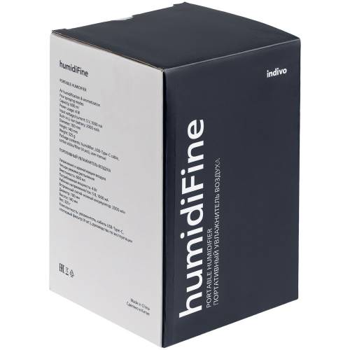 Переносной увлажнитель-ароматизатор humidiFine, белый фото 12
