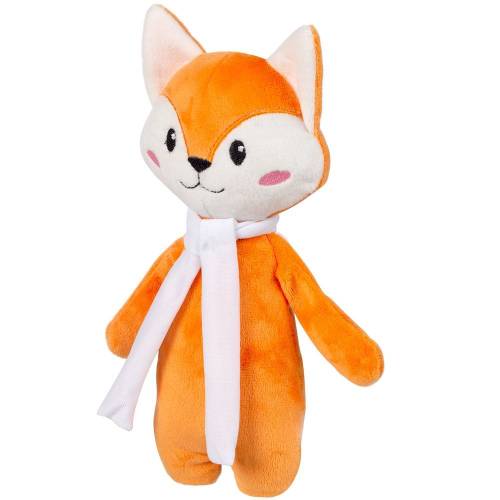 Мягкая игрушка Beastie Toys, лисенок с белым шарфом фото 3