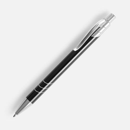 Ручка шариковая Undertone Metallic, черная фото 2 Ручка шариковая Undertone Metallic, черная фото 2
