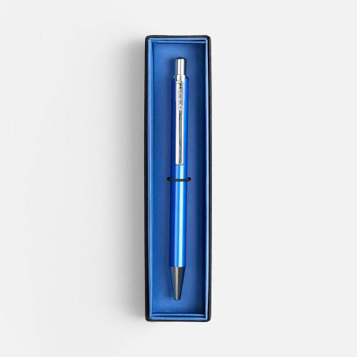 Ручка шариковая Arvent Glossy в футляре, синяя фото 3 Ручка шариковая Arvent Glossy в футляре, синяя фото 3
