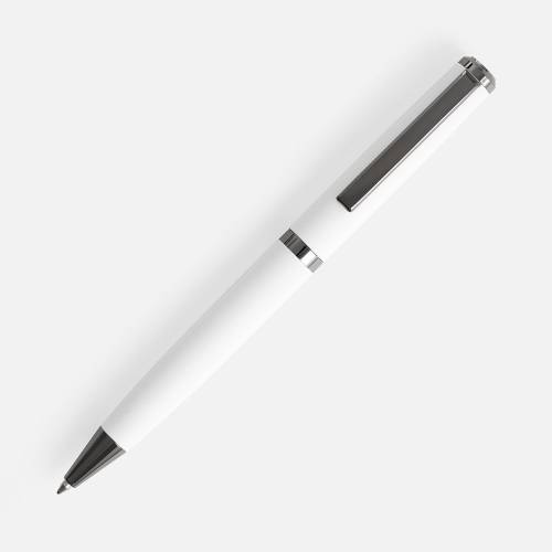 Ручка шариковая Inkish Gunmetal в футляре, белая фото 3 Ручка шариковая Inkish Gunmetal в футляре, белая фото 3