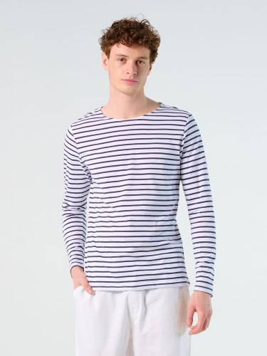 Футболка мужская Marine Men, белая с красным фото 5