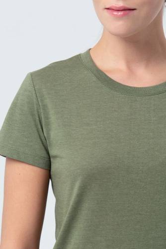 Футболка женская Regent Fit Women, меланж хаки фото 7 Футболка женская Regent Fit Women, меланж хаки фото 7