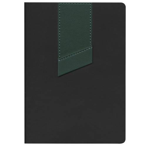 Ежедневник Bookmark, недатированный, черный с зеленым фото 3 Ежедневник Bookmark, недатированный, черный с зеленым фото 3