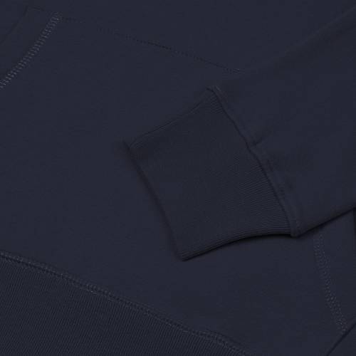 Толстовка с капюшоном унисекс Hoodie, темно-синяя фото 5