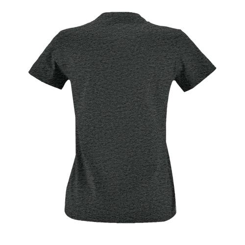 Футболка женская Imperial Fit Women, черный меланж фото 3 Футболка женская Imperial Fit Women, черный меланж фото 3