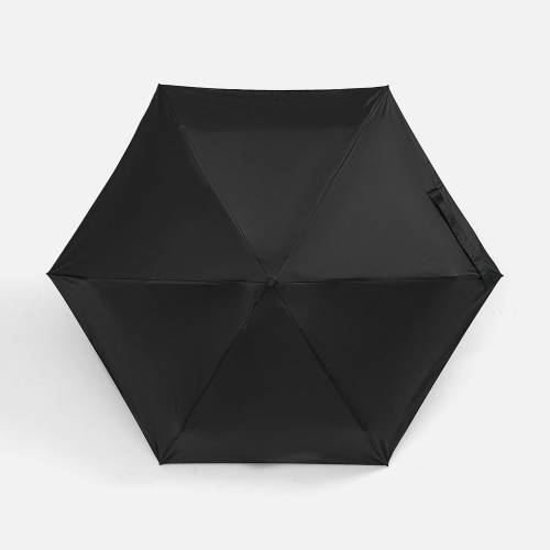Зонт складной RainCase в чехле-сумке, черный фото 3