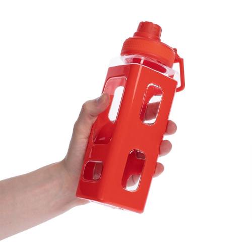 Бутылка для воды Square Fair, красная фото 7 Бутылка для воды Square Fair, красная фото 7