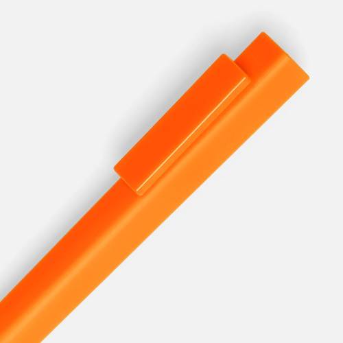 Ручка шариковая Swiper SQ Soft Touch, оранжевая фото 4