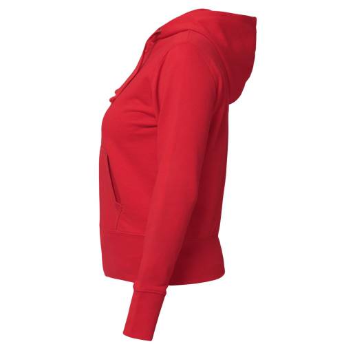 Толстовка женская Hooded Full Zip красная фото 3 Толстовка женская Hooded Full Zip красная фото 3