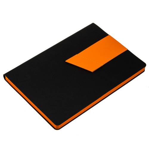 Ежедневник Bookmark, недатированный, черный с оранжевым фото 4