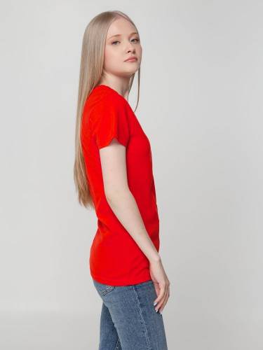Футболка женская T-bolka Lady, красная фото 7 Футболка женская T-bolka Lady, красная фото 7
