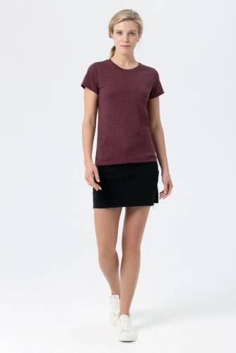 Футболка женская Regent Fit Women, бордовый меланж фото 8 Футболка женская Regent Fit Women, бордовый меланж фото 8