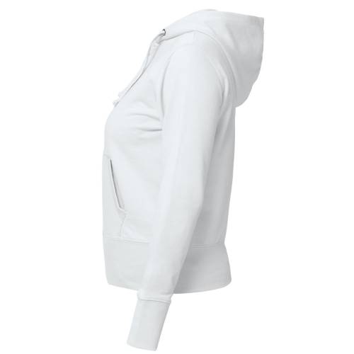 Толстовка женская Hooded Full Zip белая фото 3 Толстовка женская Hooded Full Zip белая фото 3
