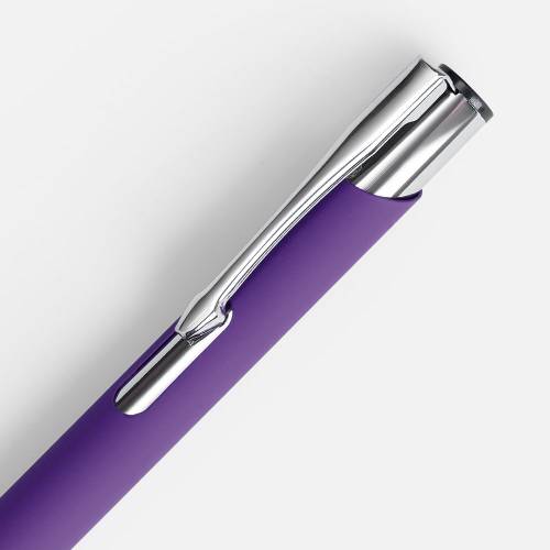 Ручка шариковая Keskus Soft Touch, фиолетовая фото 5 Ручка шариковая Keskus Soft Touch, фиолетовая фото 5