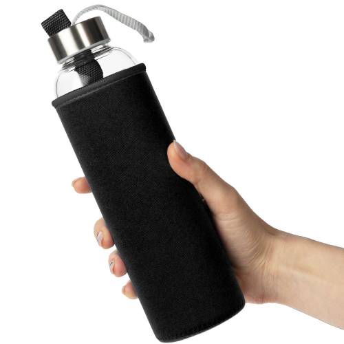 Бутылка для воды Sleeve Ace, черная фото 6 Бутылка для воды Sleeve Ace, черная фото 6