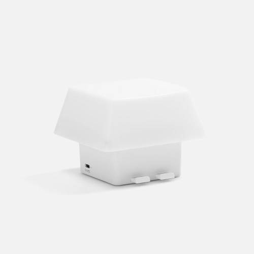 Светильник с подставкой для смартфона Knoppi, белый фото 3 Светильник с подставкой для смартфона Knoppi, белый фото 3