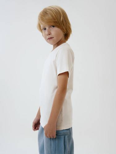 Футболка детская T-Bolka Kids, молочно-белая фото 8