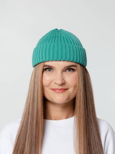 Шапка Hipsta, бирюзовая (тиффани) фото 5 Шапка Hipsta, бирюзовая (тиффани) фото 5