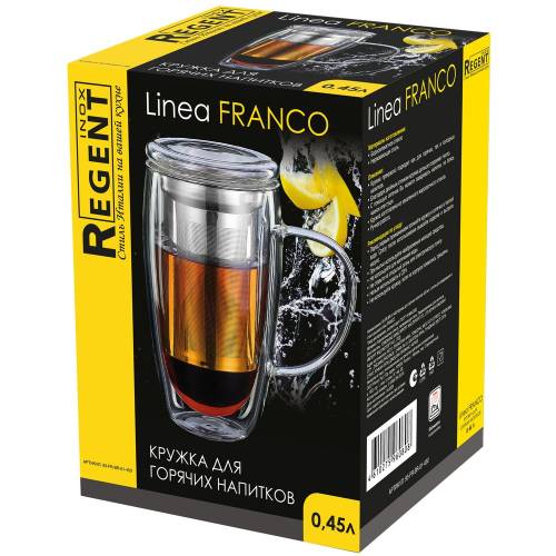 Кружка с ситом для заваривания Linea Franco фото 6