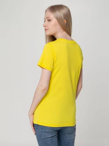 Футболка женская T-bolka Lady, желтая фото 8 Футболка женская T-bolka Lady, желтая фото 8