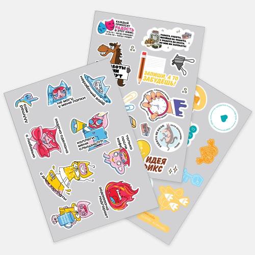 Наклейки ПВХ Sticker Pack на заказ, S фото 2