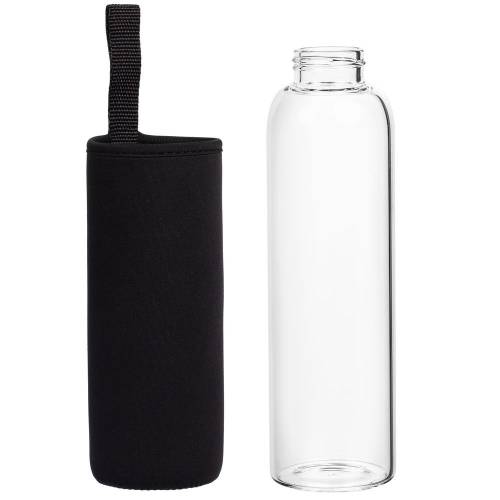 Бутылка для воды Sleeve Ace, черная фото 4 Бутылка для воды Sleeve Ace, черная фото 4
