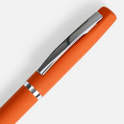 Ручка шариковая Bolt Soft Touch, оранжевая фото 4 Ручка шариковая Bolt Soft Touch, оранжевая фото 4