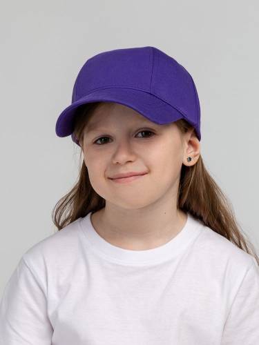 Бейсболка детская Capture Kids, фиолетовая фото 8 Бейсболка детская Capture Kids, фиолетовая фото 8