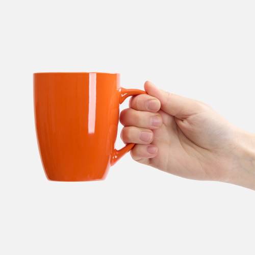 Кружка Good Morning, оранжевая фото 4