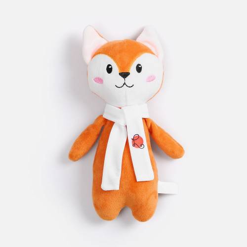 Мягкая игрушка Beastie Toys, лисенок с белым шарфом фото 10