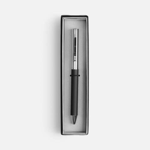 Ручка шариковая Eyeshot Soft Touch в футляре, черная фото 3 Ручка шариковая Eyeshot Soft Touch в футляре, черная фото 3