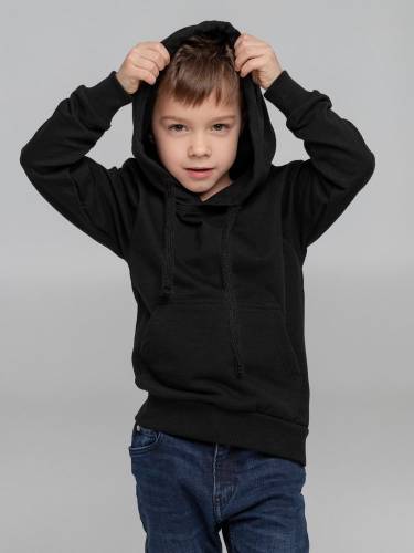 Худи детское Kirenga Kids 2.0, черное фото 6 Худи детское Kirenga Kids 2.0, черное фото 6