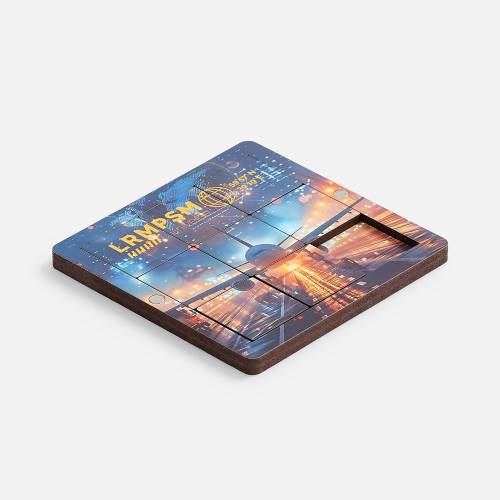 Головоломка-пятнашки с крышкой PuzzleBox на заказ фото 7