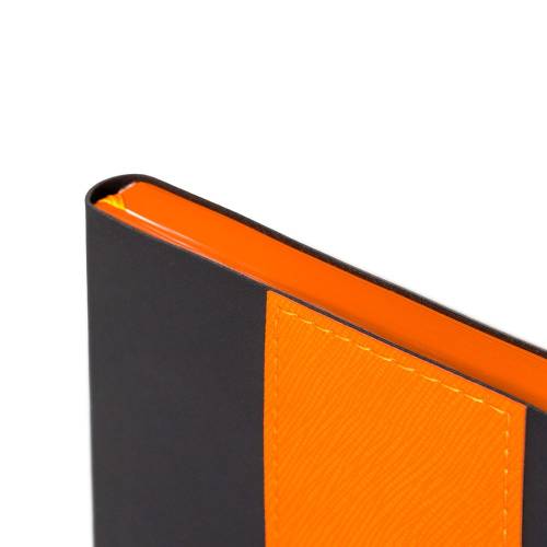 Ежедневник Bookmark, недатированный, черный с оранжевым фото 7