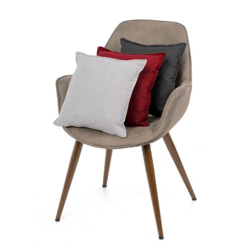 Подушка Settle In, серая фото 4