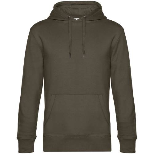Толстовка с капюшоном унисекс King, хаки фото 2 Толстовка с капюшоном унисекс King, хаки фото 2