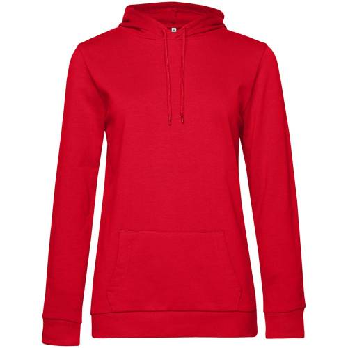 Толстовка с капюшоном женская Hoodie, красная фото 2 Толстовка с капюшоном женская Hoodie, красная фото 2