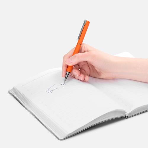 Ручка шариковая Blade Soft Touch, оранжевая фото 5 Ручка шариковая Blade Soft Touch, оранжевая фото 5