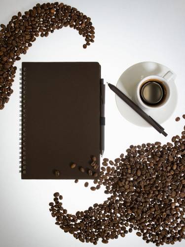 Блокнот на спирали Coffeist, коричневый фото 9